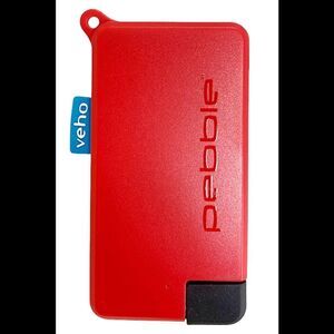 Veho Pebble Pokket 1000mAh Micro Size Power Bank Red